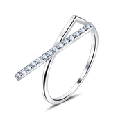 Cute Designed Silver Ring NSR-4126